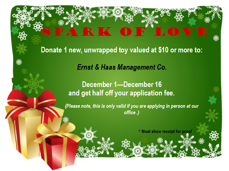 Spark of Love- Toy Drive